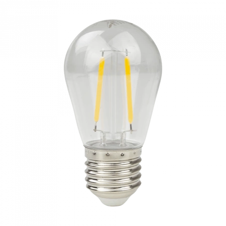 LED žárovka Edison S14 E27 2W 120lm 2700K teplá bílá FILAMENT Ecolight