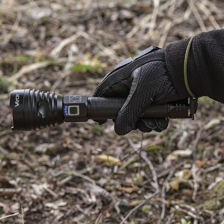 Taktická dobíjecí USB vojenská LED svítilna 15W VA0075 Vayox