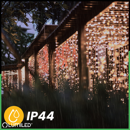 Solární Zahradní Světelný Řetěz 100x LED Dekorační Dráty 12m 2700K Teplá + DÁLKOVÉ OVLÁDÁNÍ FILO LUMILED