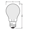 LED žárovka E27 A60 5,7W = 75W 1055lm 2700K teplá bílá 300° Dimmable Ledvance