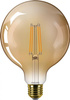 Globe LED žárovka E27 G125 7W = 40W 470lm 1800K Teplá bílá Filament Amber PHILIPS