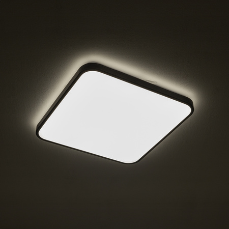 LED stropní koupelnové svítidlo AGNES SQUARE 8110 32W 3000K IP44 Černá Nowodvorski
