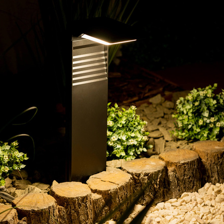 LED solární zahradní lampa poháněná stojanem 57 cm 4000K IP64 se soumrakovým senzorem