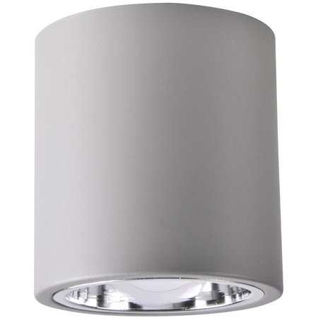 Stropní svítidlo přisazené. bodové z kovové trubky JUPITER 13. typ DOWNLIGHT E27. šedé