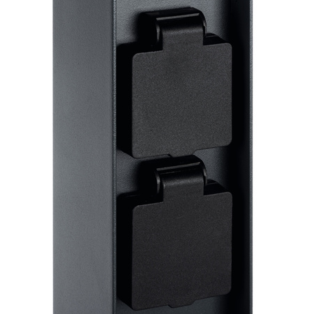 G9 IP44 antracitová DASTEN KANLUX Venkovní zásuvkový sloupek DASTEN