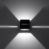 Nástěnné svítidlo LOBO G9 Cube Up-Down Modern Black SOLLUX