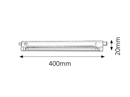 G5 8W 520lm 2700K White Industrial Slim 2341 Rabalux světelný pásek pod skříňku