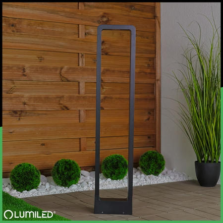 Venkovní zahradní lampa 10W, LED sloupek 80cm ERICA LUMILED