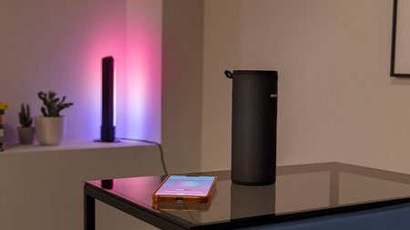 2x LED herní stolní lampa RGBIC Gradient 30cm světelná lišta Smart SMART WiFi Bluetooth aplikace WiZ