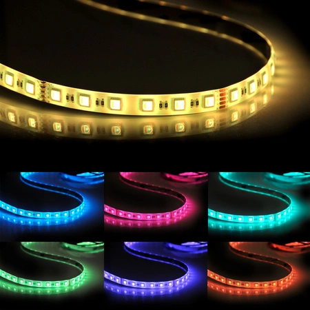LED pásek RGBw 34W 1400lm 120° bílá IP65 stmívatelný Sanico Goldlux
