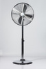 Podlahový ventilátor Stojací ventilátor Cirkulátor vzduchu 50W Chrome