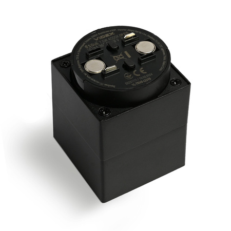 LED magnetické kolejnicové světlo 7,5W 610lm 4000K neutrální CRI90 36° černá VIDEX