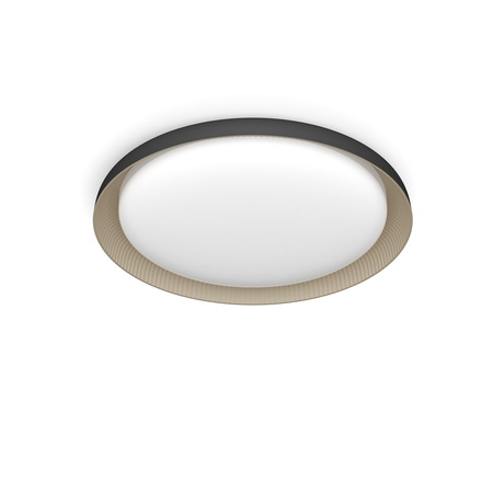 Stropní svítidlo LED Plafond 10W 1950lm 4000K SceneSwitch Black Pebblo Ultra Efficient Philips