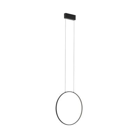 LED závěsné stropní svítidlo 18W 600lm 4000K neutrální černá moderní CIRCOLO LED S 10860 Nowodvorski
