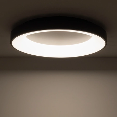 Plafond Stropní svítidlo LED 60W 5200lm 3000K Warm Black NIKKI ROUND LED 11208 Nowodvorski