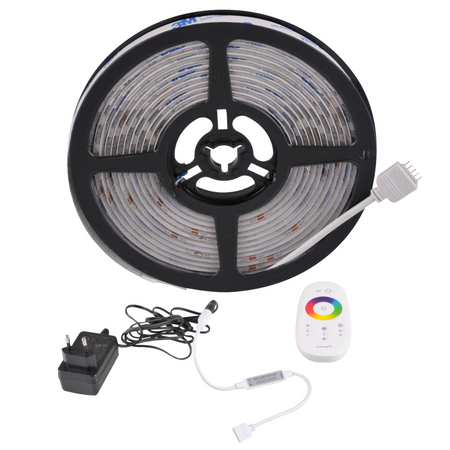 LED pásek RGBw 22W 990lm 120° bílá IP65 stmívatelný Sanico Goldlux