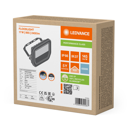 LED reflektor 17W 2400lm 6500K IP66 bílý LEDVANCE reflektor