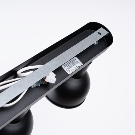 Stropní svítidlo ELBA 3xE27 Reflektor Moving Black Loft SOLLUX