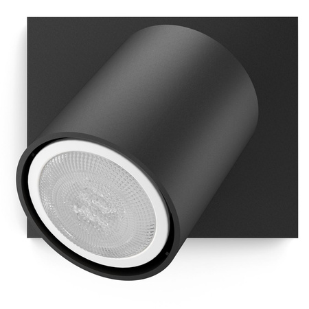 Spot Runner LED nástěnná lampa černá 4,2W CCT PHILIPS HUE Bluetooth Zigbee + stmívač