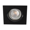 Kruhové podhledové svítidlo GU5.3 GU10 Square Black Dalla Kanlux Spot Luminaire