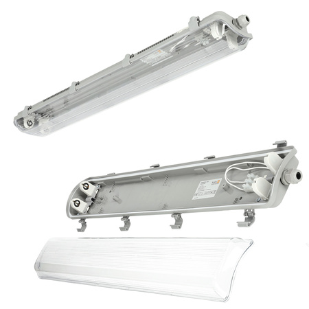 G13 IP65 Grey Hermetická LED zářivka Kobi