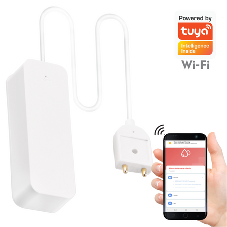 Sanico Goldlux IP67 5m chytrý WiFi detektor zaplavení se záložní baterií