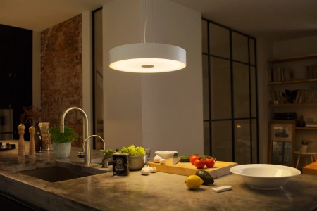 FAIR White 25W CCT RGB stropní závěsné světlo horní spodní PHILIPS HUE Bluetooth Zigbee + stmívač