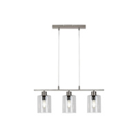 Závěsné stropní svítidlo 3 x E27 Chrome Modern Miroslaw Rabalux