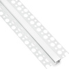 Podhledový Architektonický Hliníkový Profil pro LED do Sádrokartonových Desek, 1m + Mléčná Krytka LUMILED