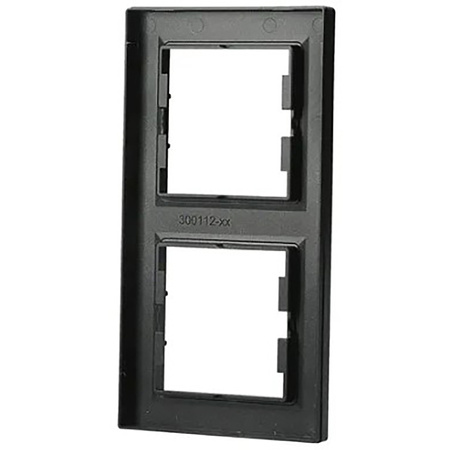 2-násobný vertikální rám pro zásuvku Double Asphora. antracit