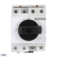 Hlavní odpojovač PV 4-pólový 1200V IP20 32A Schelinger