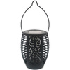 Solární zahradní lampa LED závěsná LANTERN Flame IP44 1700K soumrakový senzor