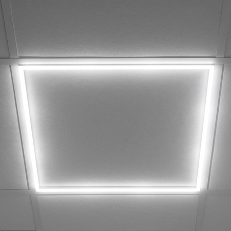 Rámové osvětlení LED lampa 60x60 32W 3900lm CCT 110° pod omítku bílá AVAR KANLUX