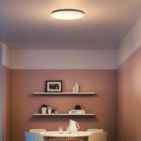 Plafond LED lampa pro povrchovou montáž WAWEL 36W CCT stmívatelná 48cm bílá kulatá PHILIPS