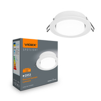Vestavné svítidlo GX53 LED White Videx