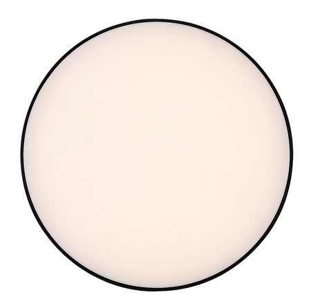 LED zahradní venkovní stropní svítidlo TARTU IP44 24W kruhové stropní svítidlo černobílé RABALUX