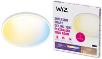Plafond LED stropní svítidlo pro povrchovou montáž 16W CCT bílé kulaté SMART WiFi WiZ