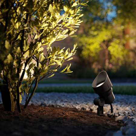 Venkovní LED zahradní lampa SPOT BL GardenLink 6W 12V 2700K IP44 pohyblivá zapuštěná PHILIPS