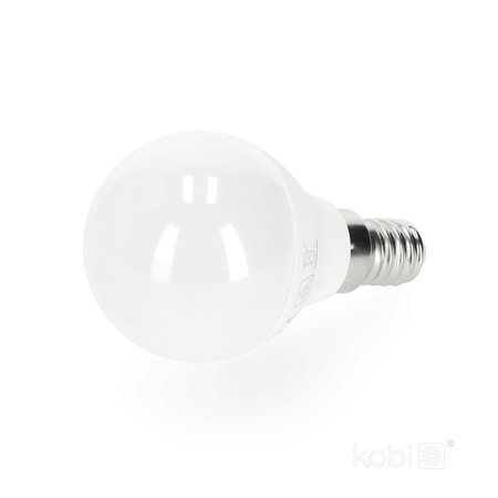 LED žárovka E14 Ball 7W 600lm 6500K Cold 180° LED2B Kobi