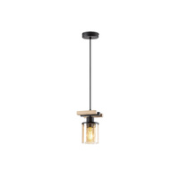 Stropní závěsná lampa E27 černá Moderní Niylah Rabalux