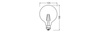 LED žárovka G125 E27 1,8W = 25W 250lm 2700K Warm 300° Filament Performance Class Ledvance