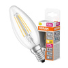 LED žárovka B35 svíčka E14 3,4W = 40W 470lm 2700K teplá bílá CRI90 300° Filament Dimmable SUPERSTAR PLUS CLASSIC Osram