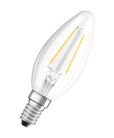 2x LED žárovka B35 Candle E14 2,5W = 25W 250lm 2700K Warm 300° Retrofit Filament CLASSIC Osram