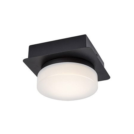 Stropní svítidlo LED 5W 670lm 4000K černá IP44 Moderní svítidlo Attichus Rabalux