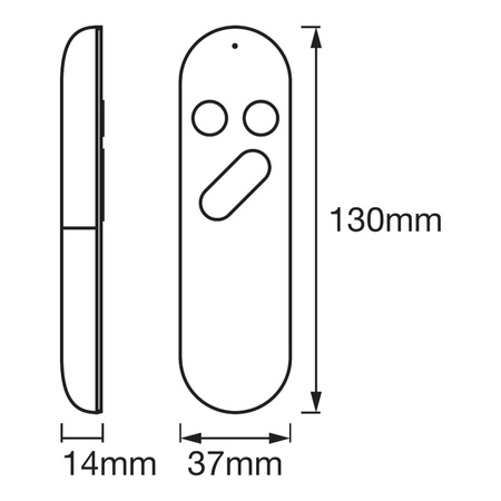 Dálkový ovladač Bílý stmívač SMART+ WIFI LEDVANCE