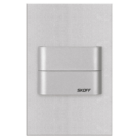 LED svítidlo na schodiště 1.6W 3000K 10V DC IP20 hliník DUO TANGO SHORT Skoff