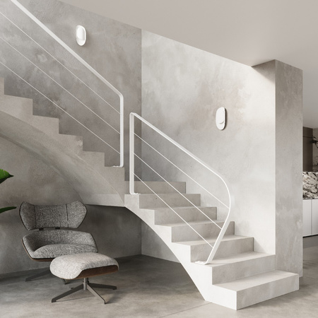 LED TEAR G9 nástěnné svítidlo Top Oval White SOLLUX