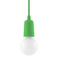 DIEGO E27 LED závěsné stropní svítidlo zelené SOLLUX
