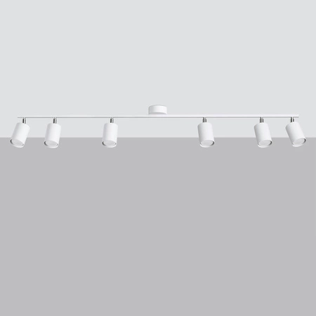 Stropní svítidlo LEMMI 6L 6xGU10 Bílá Moderní SOLLUX