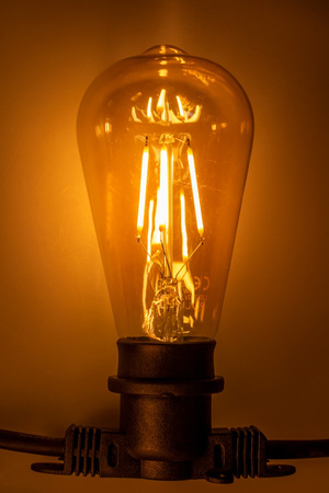 Zahradní venkovní osvětlení Girland Chain 15m 15xE27 LED 4W EDISON